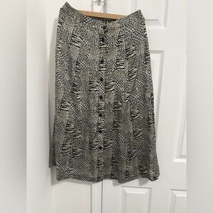 Anna And Frank Animal Print A-Line Skirt